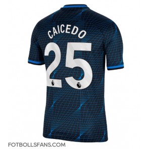 Chelsea Moises Caicedo #25 Replika Bortatröja 2023-24 Kortärmad